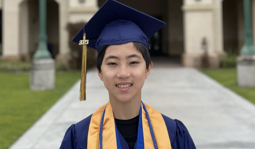 フラトンカレッジで最年少卒業生誕生！12歳のClovis Hungさん（5/18）