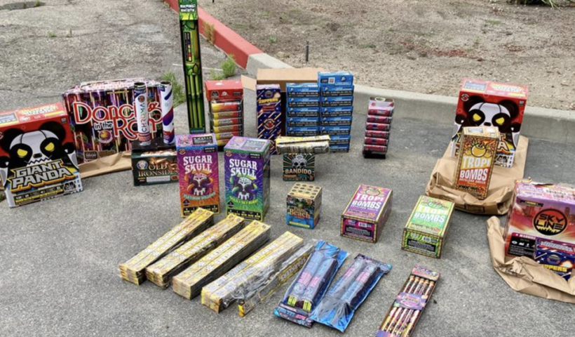 独立記念日を目の前に、100ポンド以上の違法花火が押収される　オックスナード（6/16）