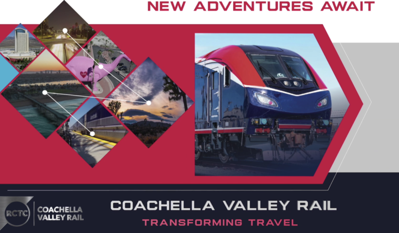 ロサンゼルスからコーチェラバレーへの旅客列車開通（9/20）
