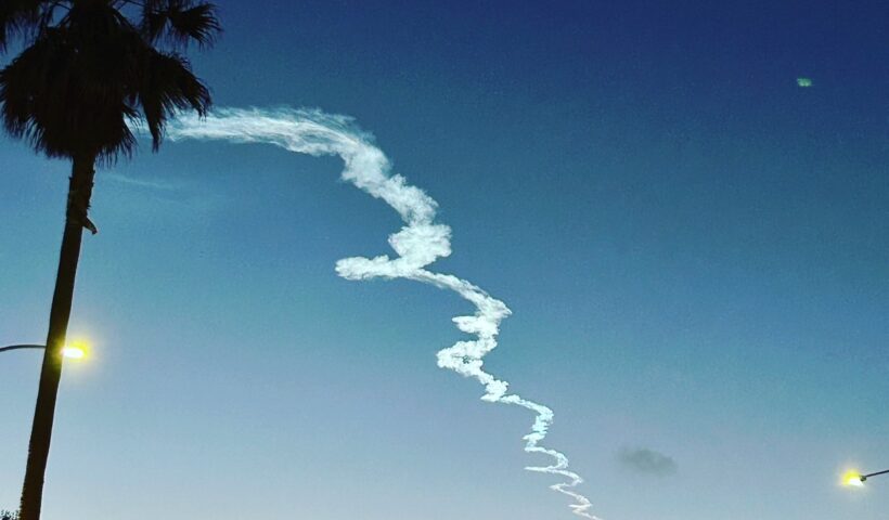 トーランスでも目撃情報！南カリフォルニアの空にロケット（9/15）
