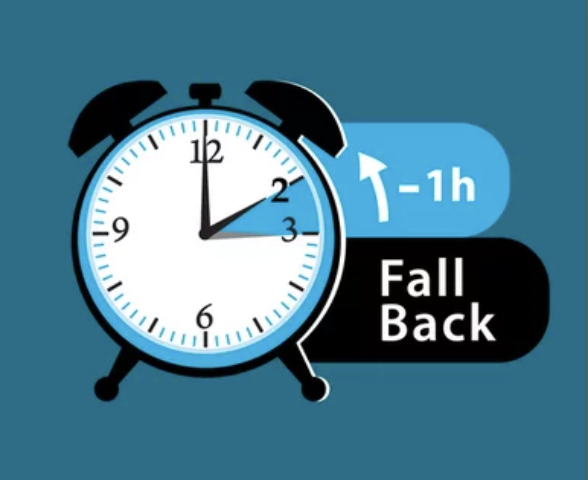 11/5 デイライト・セービング・タイム終了日 午前2時：時間が1時間戻ります（11/3）