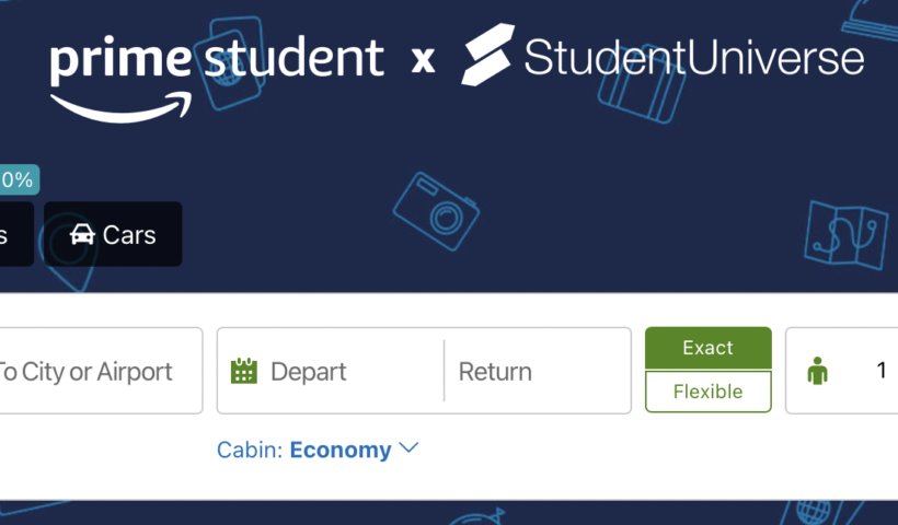 Amazonプライム学生会員支援企画　ホリデーシーズン！25ドルのフライト提供（12/5）