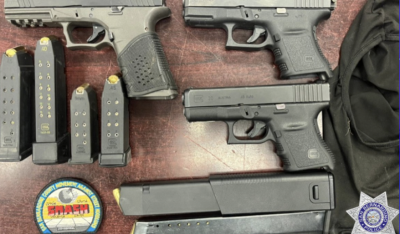 ギャング捜査で銃器と弾薬を押収　サンバナディーノ（1/4）