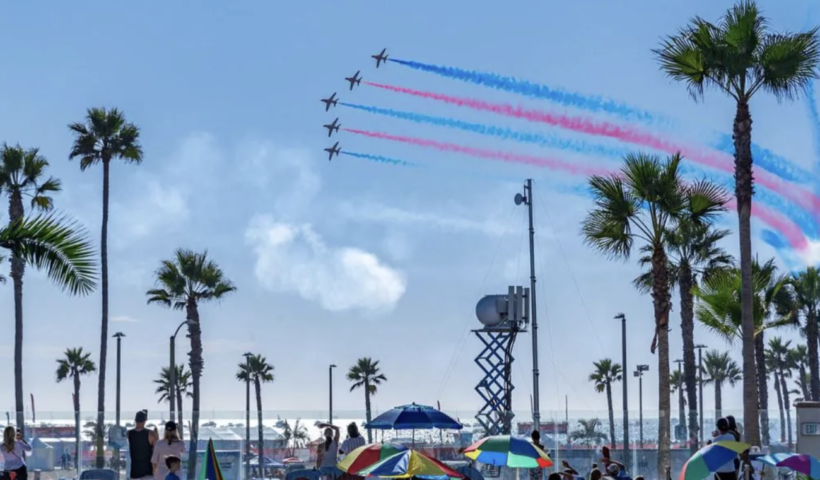 待望のパシフィック・エアショー開催！　ハンティントンビーチ（2/16）