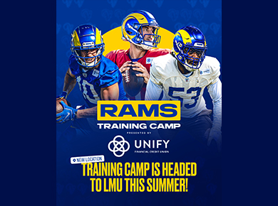 LAラムズ、今夏からトレーニングキャンプをロヨラ・メリーマウント大学に移転（5/22）