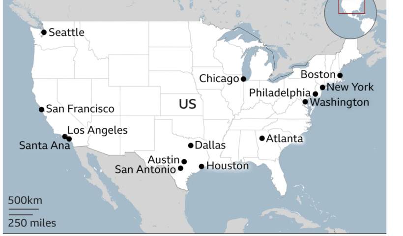全米に広がるICE抗議活動、ロサンゼルス以外でも活発化　デモが行われている都市（6/11）