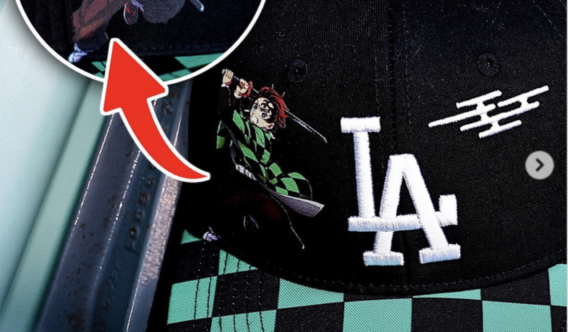 ドジャースが「鬼滅の刃」コラボ帽子を８月15日パドレス戦で配布（7/29）
