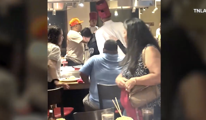 トーランスの「ベニハナ」で従業員が警備員と乱闘、動画が拡散（9/18）