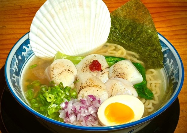 究極のホタテラーメン「北海道ホタテらーめん」HINODEYA