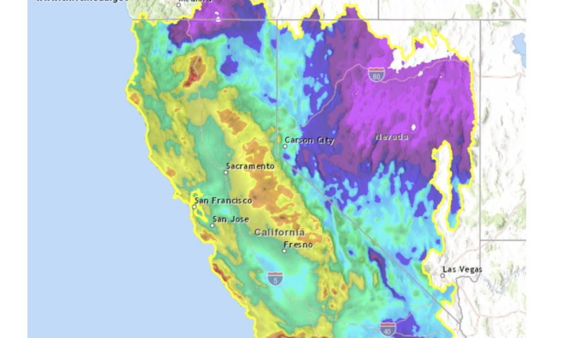 再び激しい雨の予報　ロサンゼルス郡とベンチュラ郡の降雨量（11/18）