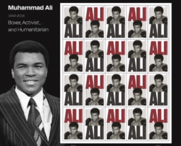 ボクシング界の伝説モハメド・アリの記念切手を発売　米国郵便公社（1/19）
