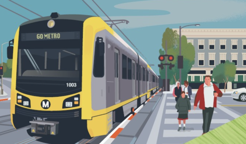 メトロ理事会がサウスベイ交通計画を承認、ホーソーン大通り沿いのK線延伸（1/23）