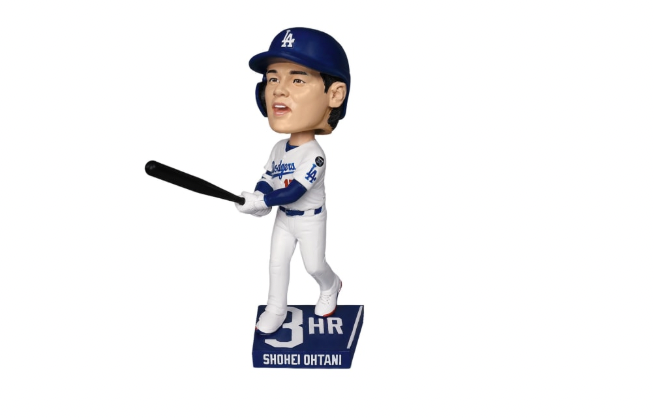 ドジャース発表！　ギブアウェイ5万4000人限定　4月10日「大谷ボブルヘッドデー」（4/9）