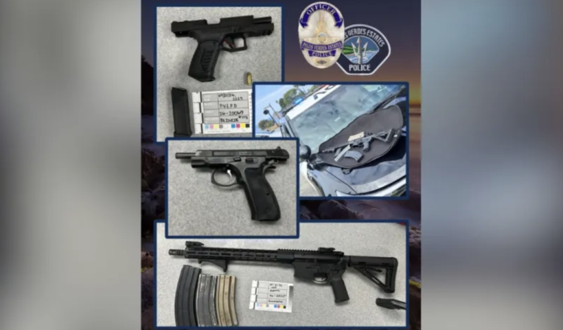 パロス・バーデスで銃器3丁を押収　AR-15型ライフルなど回収、2人逮捕（9/24）